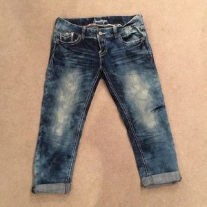 Denim capris!